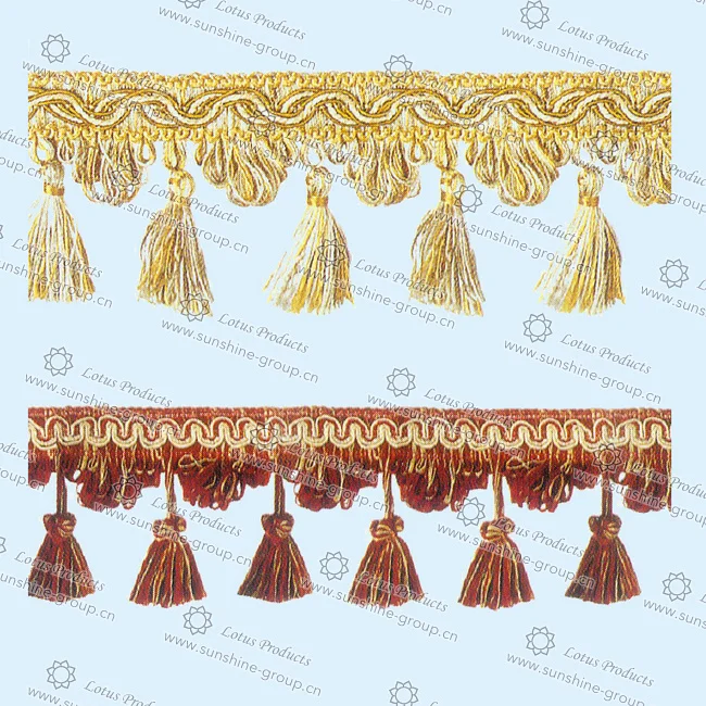 Ningbo sunshine import and export co., ltd. | curtain tassel fringe trimming 019