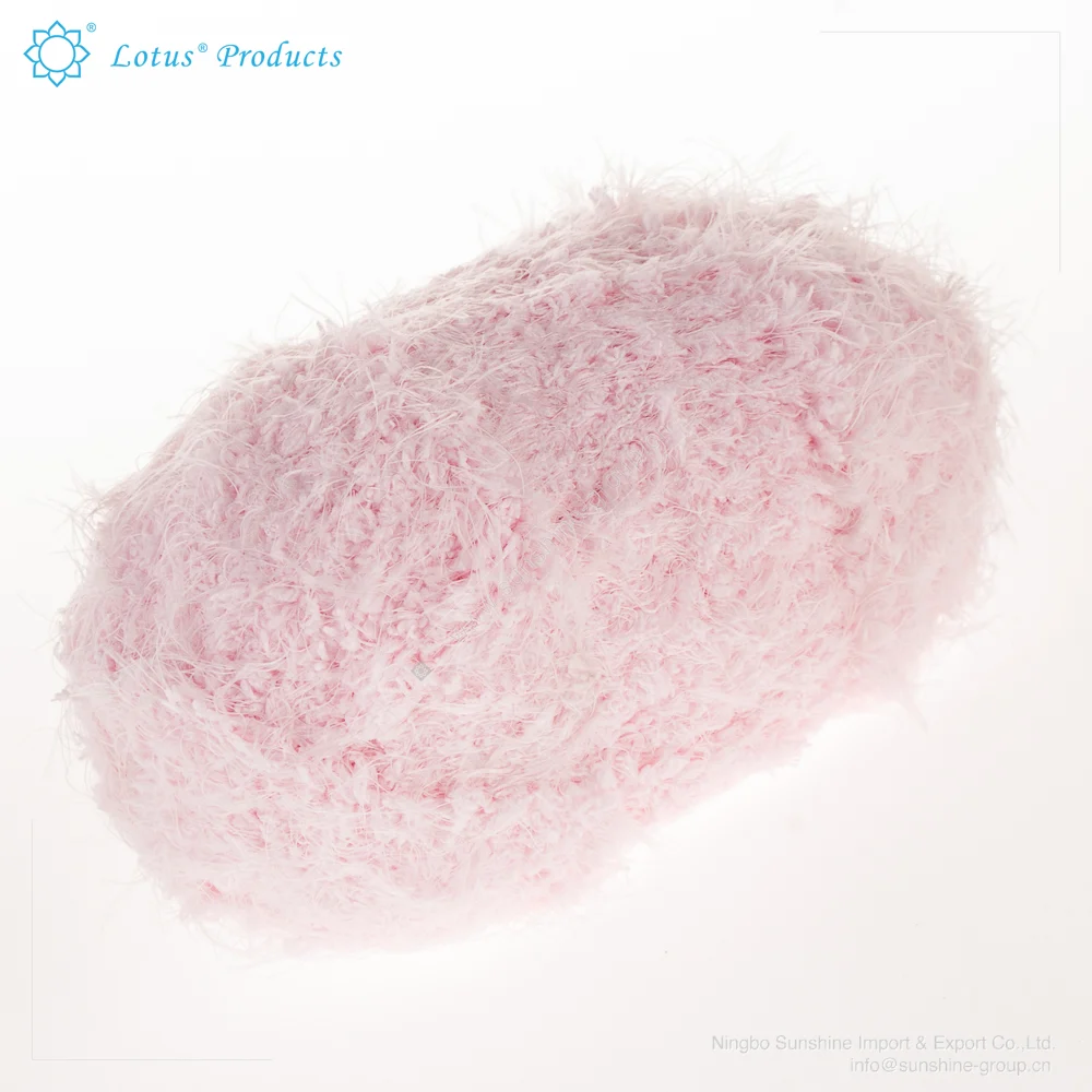 Ningbo sunshine import and export co., ltd. | china supplier 100% polyester space dyed fluffy velvet yarn for knitting socks