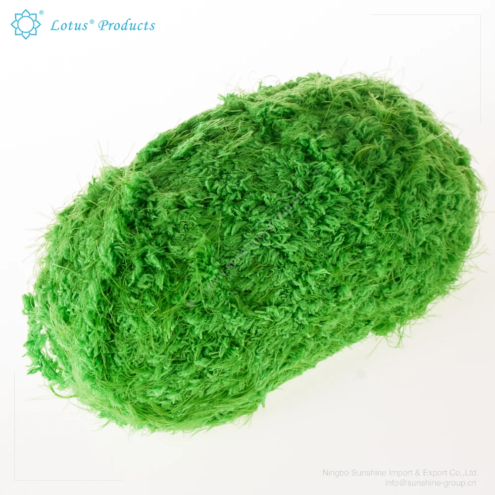 Ningbo sunshine import and export co., ltd. | china supplier 100% polyester space dyed fluffy velvet yarn for knitting socks