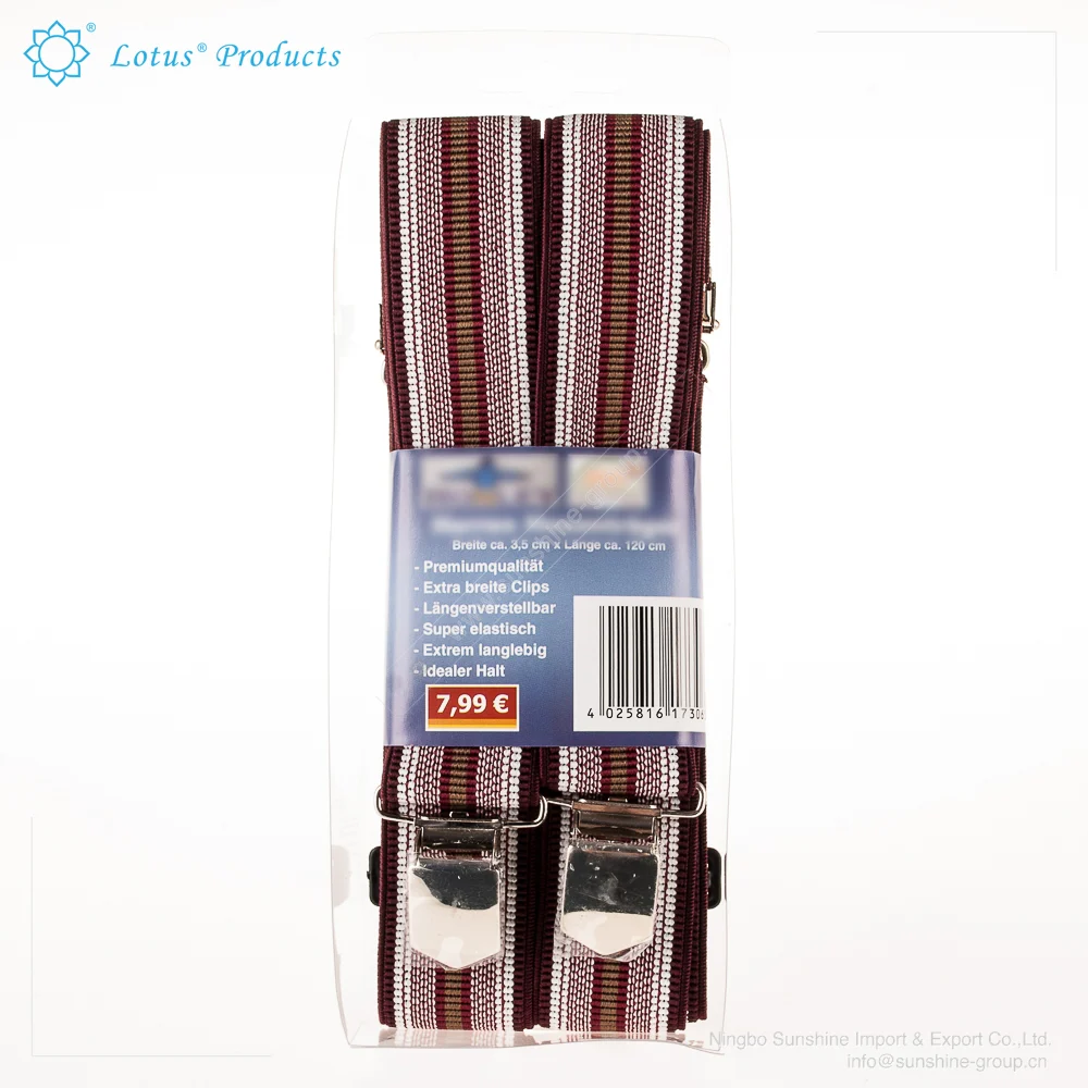 Ningbo sunshine import and export co., ltd. | promotion adult suspenders