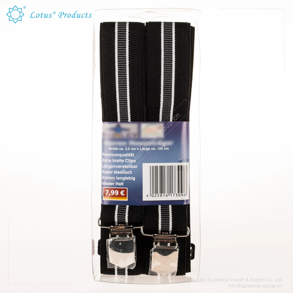 Ningbo sunshine import and export co., ltd. | chinese supplier new product elastic suspender