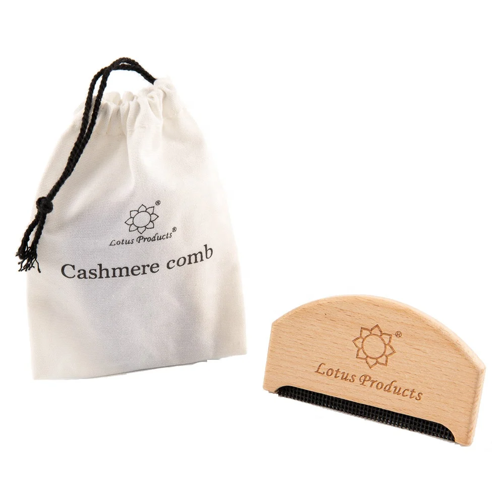 Ningbo sunshine import and export co., ltd. | logo cotton pouch full set wooden cashmere comb