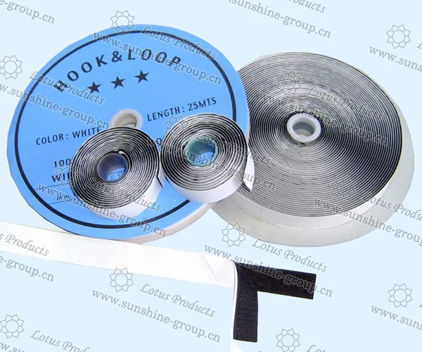 Ningbo sunshine import and export co., ltd. | adhesive nylon mix polyester hook and loop fastener hook & loop