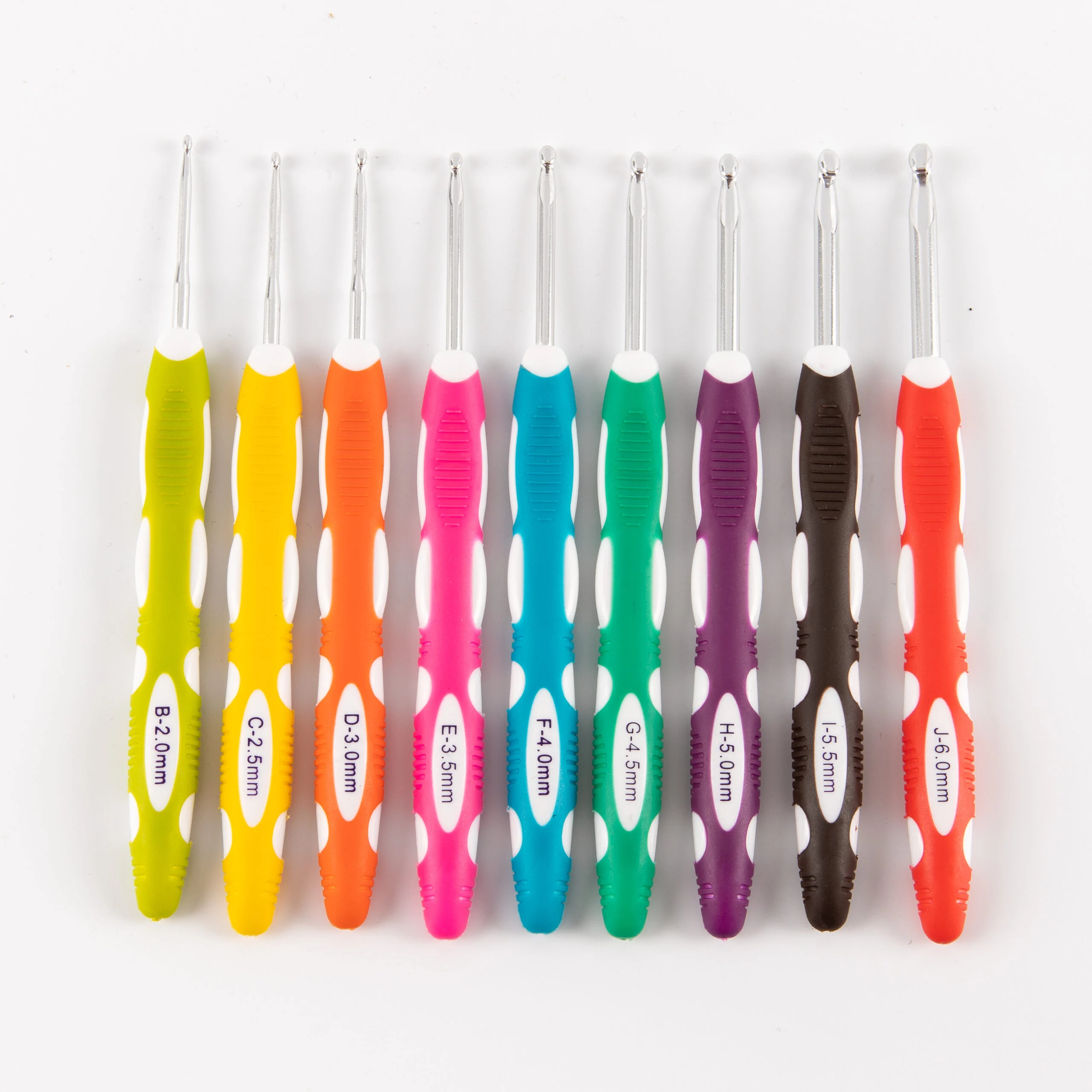 Ningbo sunshine import and export co., ltd. | mixed color knitting needle crochet hook soft tpr crochet hook set