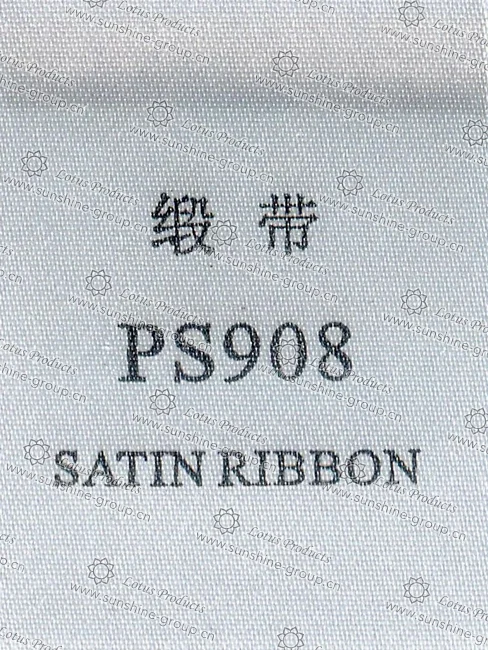 Ningbo sunshine import and export co., ltd. | label tape - satin ribbon ps908
