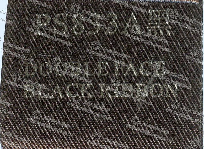 Ningbo sunshine import and export co., ltd. | label tape - double face black ribbon ps833a