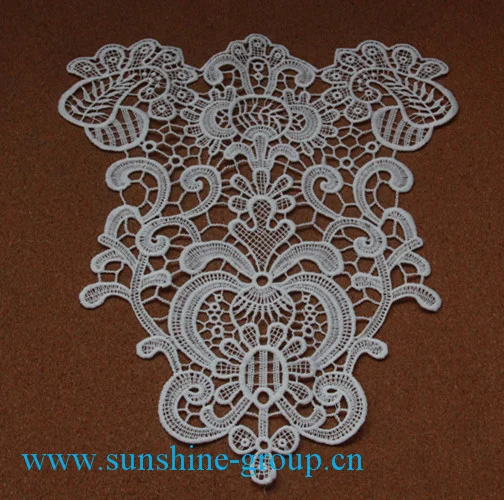 Ningbo sunshine import and export co., ltd. | fashion design embroidery lace crochet patterns neck collar-047