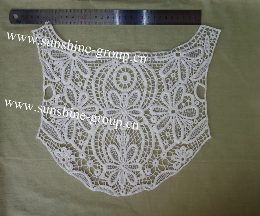 Ningbo sunshine import and export co., ltd. | fashion design cotton embroidery lace collar for dresses-003