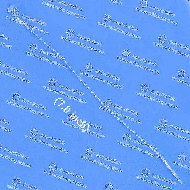 Ningbo sunshine import and export co., ltd. | loop tie v 7.0inch white