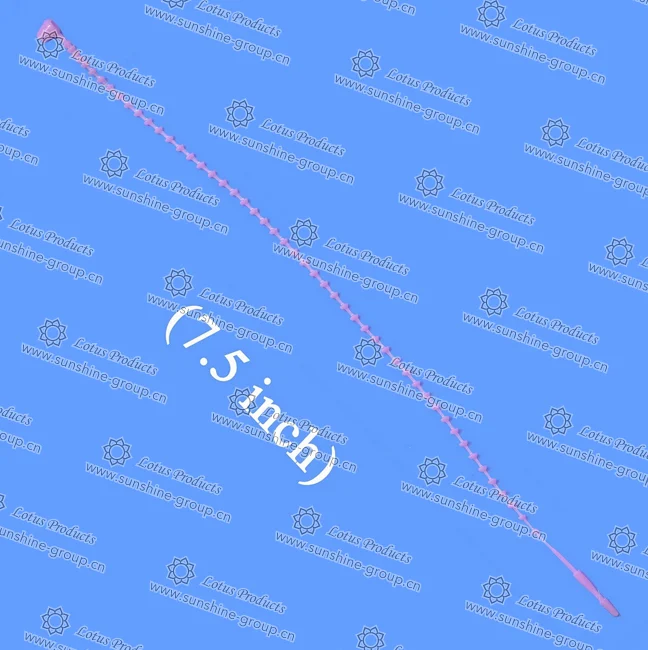 Ningbo sunshine import and export co., ltd. | loop tie 7.5inch pink