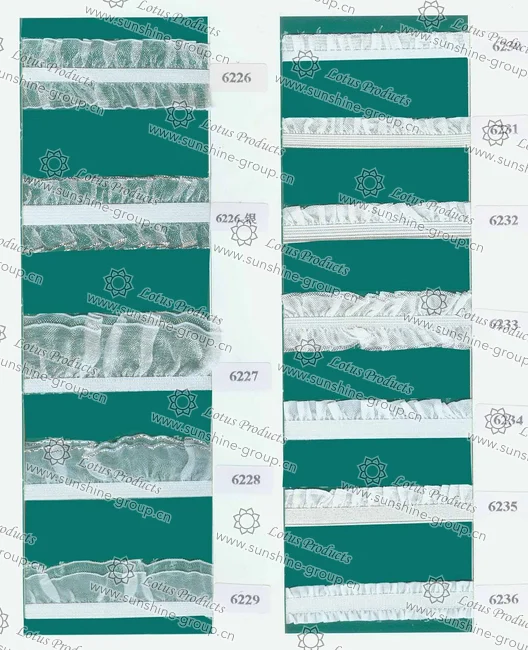 Ningbo sunshine import and export co., ltd. | elastic trimming sample card 4