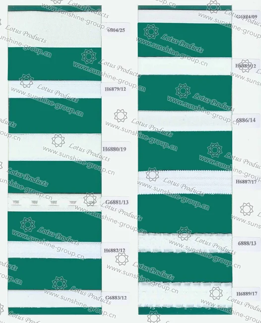Ningbo sunshine import and export co., ltd. | elastic trimming sample card 30