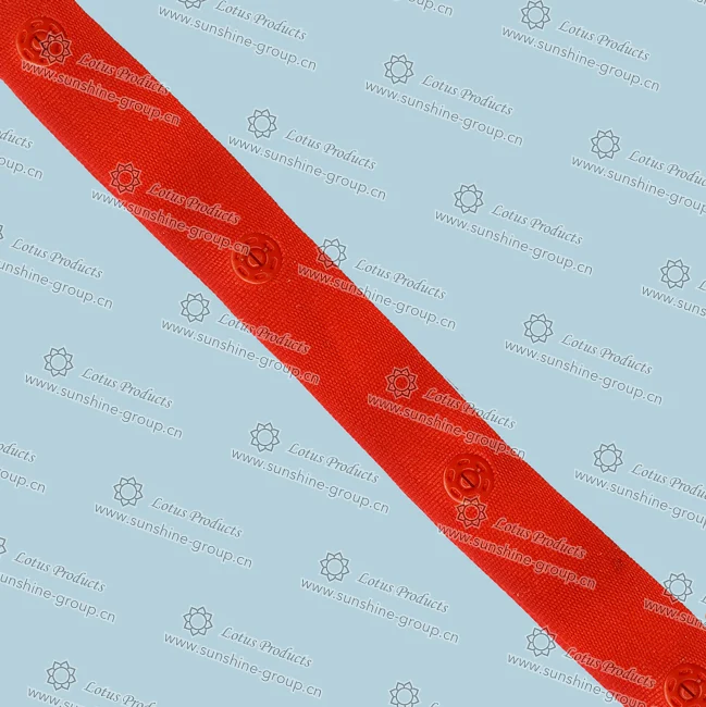 Ningbo sunshine import and export co., ltd. | snap button tape 18mm x 18mm x 36mm red