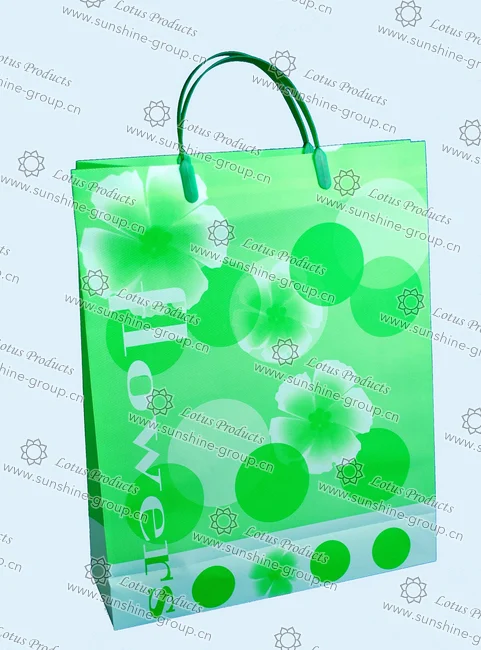 Ningbo sunshine import and export co., ltd. | shopping bag flower green