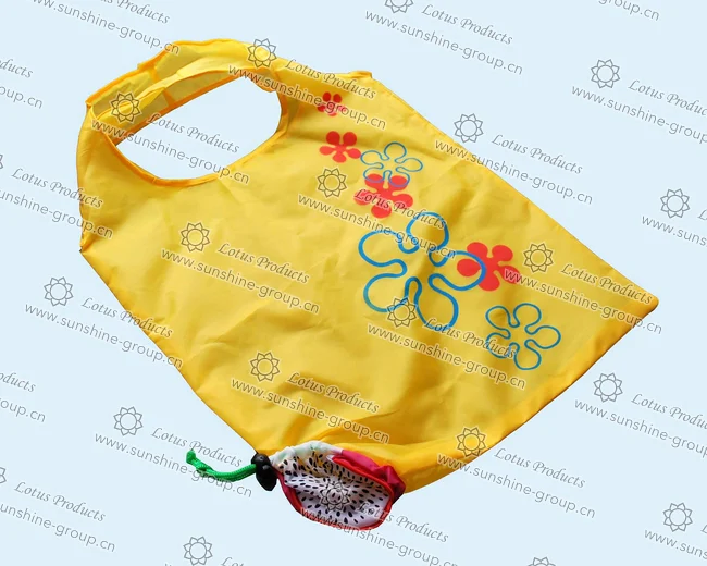 Ningbo sunshine import and export co., ltd. | folding shopping bag yellow