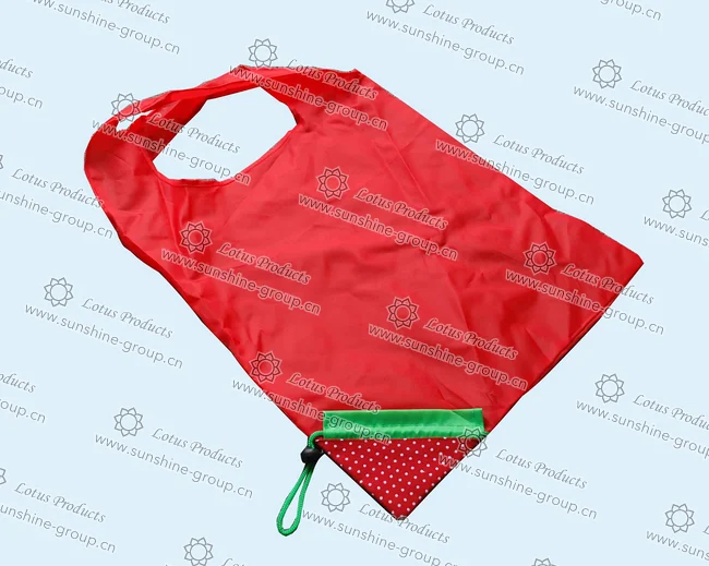 Ningbo sunshine import and export co., ltd. | folding shopping bag red