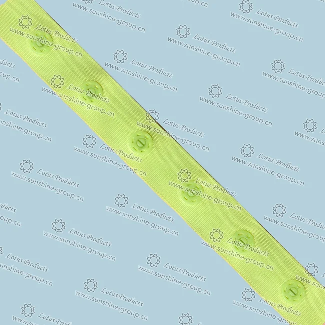 Ningbo sunshine import and export co., ltd. | snap button tape 25mm x 25mm green