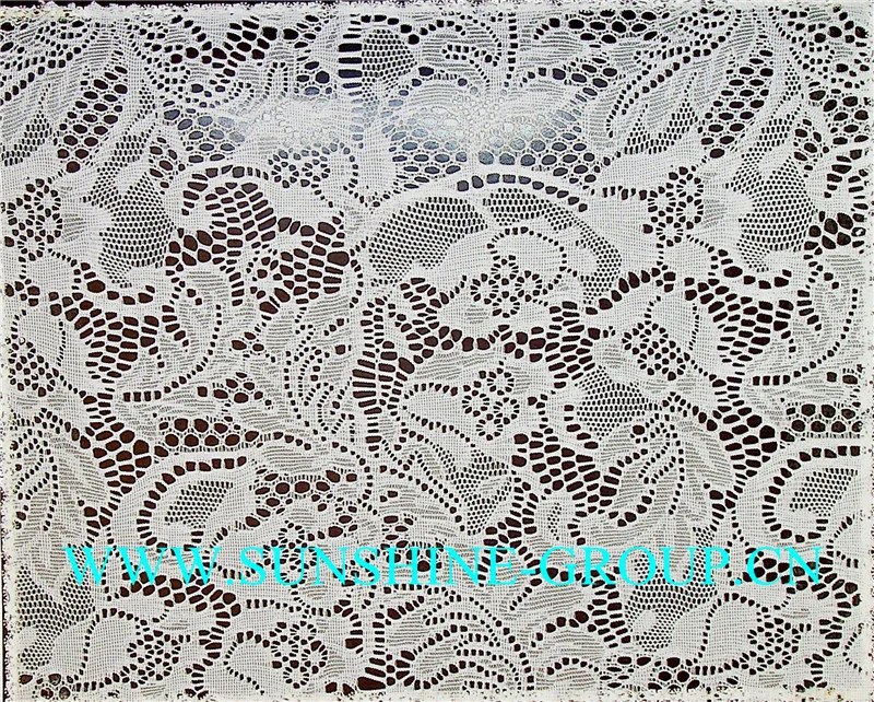 Ningbo sunshine import and export co., ltd. | cloth with beautiful fashion design lace fabric