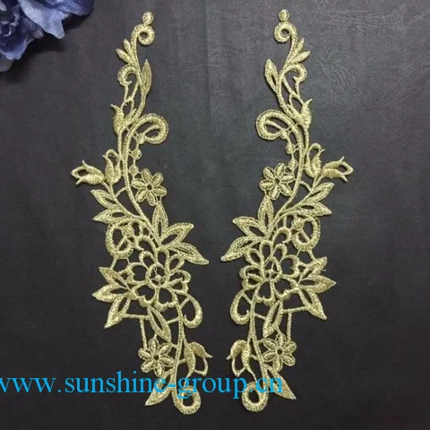 Ningbo sunshine import and export co., ltd. | fashion design embroidery lace crochet patterns neck collar-052