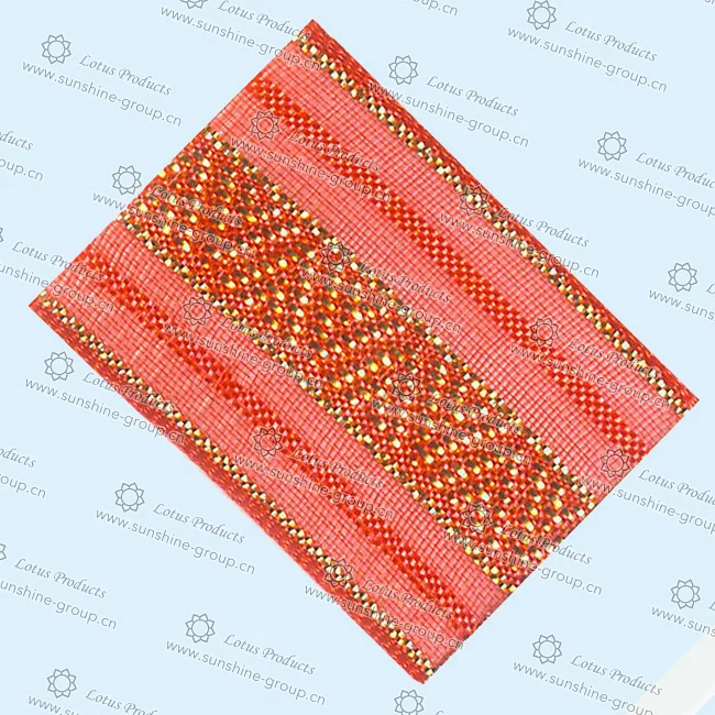 Ningbo sunshine import and export co., ltd. | organza ribbon sample card b 054
