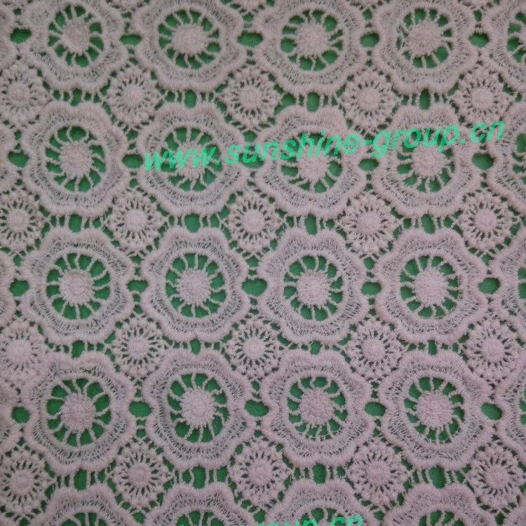 Ningbo sunshine import and export co., ltd. | fashion cotton lace fabric