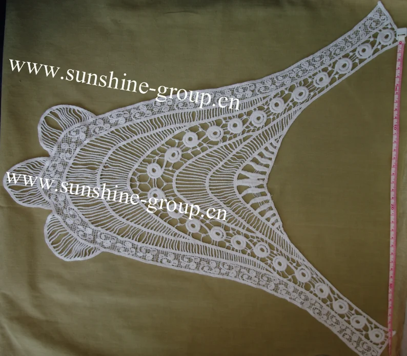 Ningbo sunshine import and export co., ltd. | fashion design milk silk embroidery lace collar for dresses-017