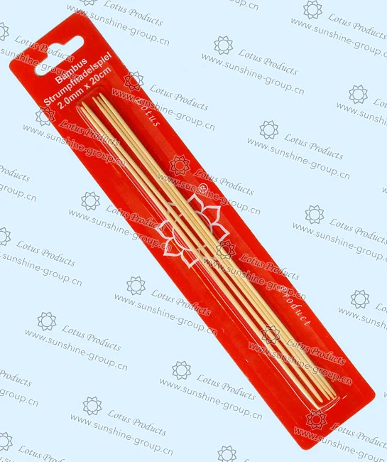 Ningbo sunshine import and export co., ltd. | bamboo sock knitting needle 2.0mm x 20cm