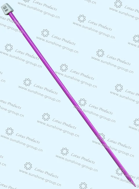 Ningbo sunshine import and export co., ltd. | alu knitting needle 6.5mm purple