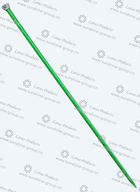 Ningbo sunshine import and export co., ltd. | alu knitting needle 6.0mm green