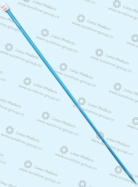 Ningbo sunshine import and export co., ltd. | alu knitting needle 5.5mm blue