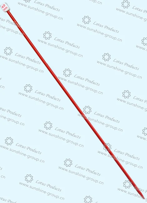 Ningbo sunshine import and export co., ltd. | alu knitting needle 4.0mm red