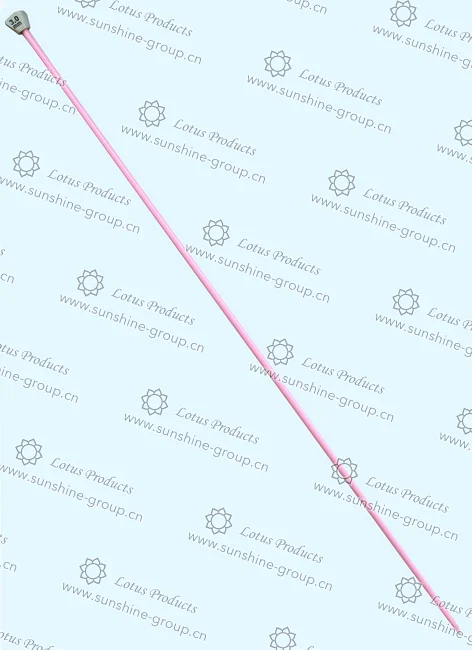 Ningbo sunshine import and export co., ltd. | alu knitting needle 3.0mm pink