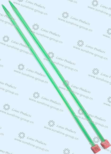Ningbo sunshine import and export co., ltd. | acrylic knitting needle 8.0mm green