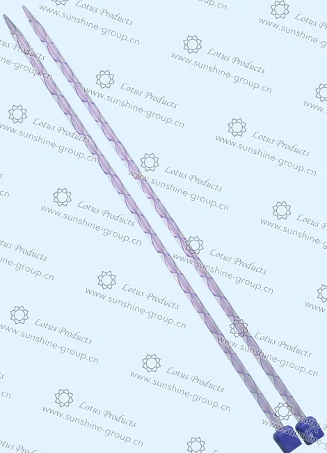 Ningbo sunshine import and export co., ltd. | acrylic knitting needle 6.0mm purple