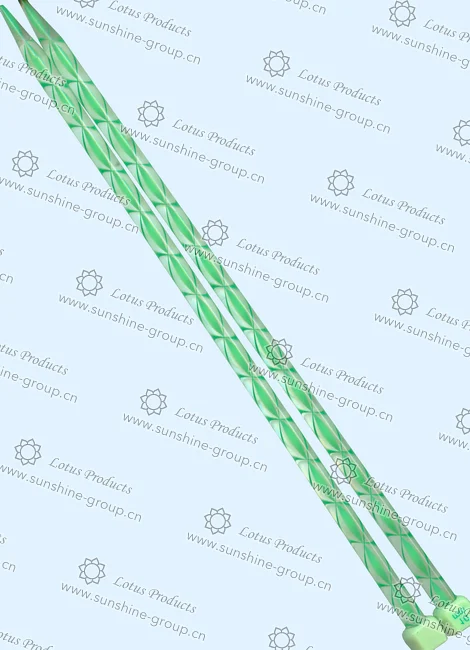 Ningbo sunshine import and export co., ltd. | acrylic knitting needle 10.0mm green