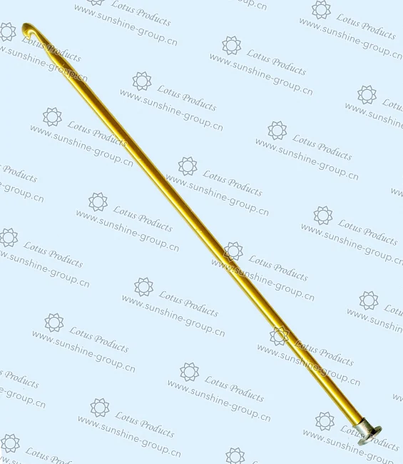 Ningbo sunshine import and export co., ltd. | alu afgan crochet hook 9inch i 5.5mm gold