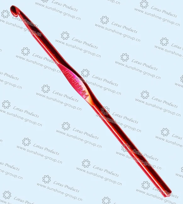 Ningbo sunshine import and export co., ltd. | alu crochet hook j10 6.0mm red