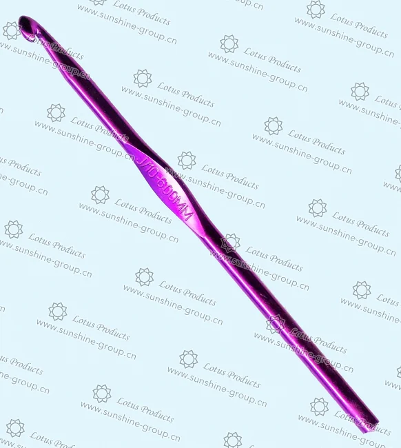 Ningbo sunshine import and export co., ltd. | alu crochet hook j10 6.0mm purple