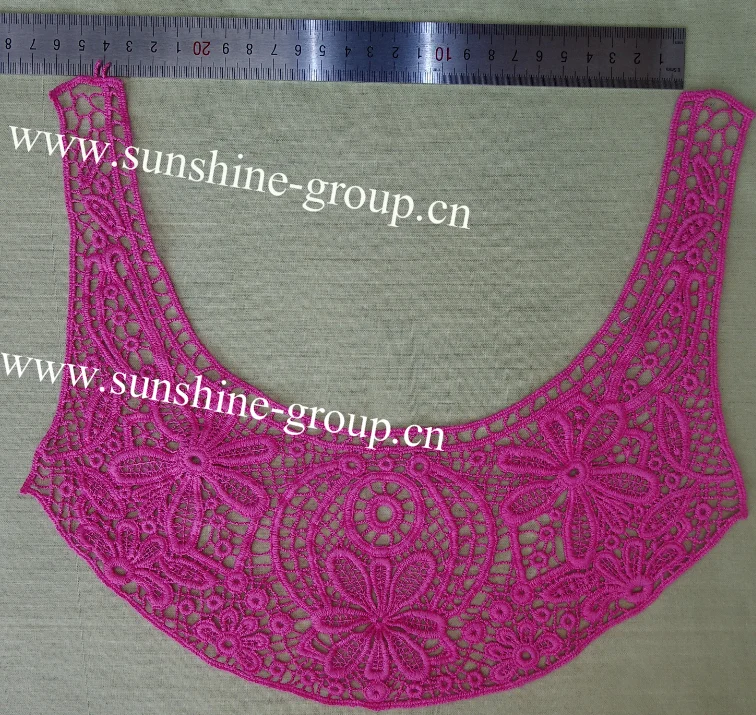 Ningbo sunshine import and export co., ltd. | fashion design cotton embroidery lace collar for dresses