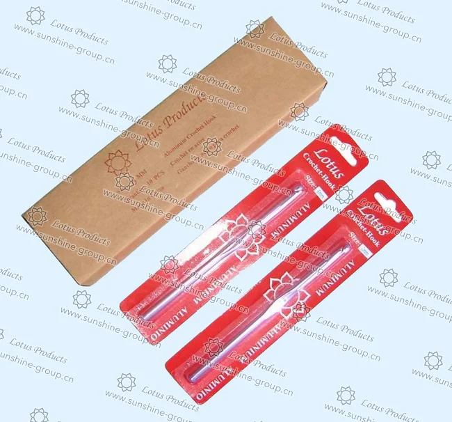 Ningbo sunshine import and export co., ltd. | alu crochet hook blister pack