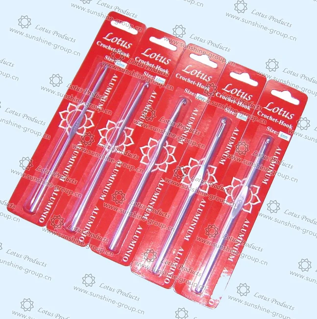 Ningbo sunshine import and export co., ltd. | alu crochet hook blister 1 pc