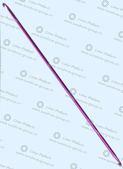 Ningbo sunshine import and export co., ltd. | alu crochet hook 14 purple