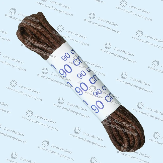 Ningbo sunshine import and export co., ltd. | shoe lace - 90cm brown cord