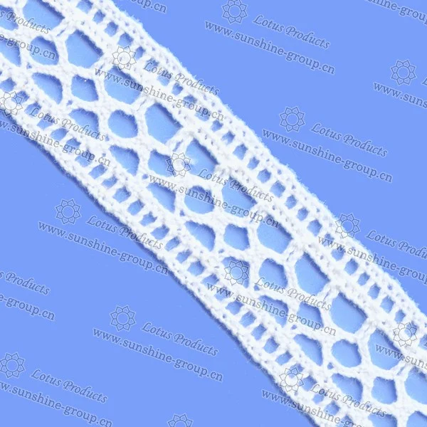 Ningbo sunshine import and export co., ltd. | cotton lace with lace fabric