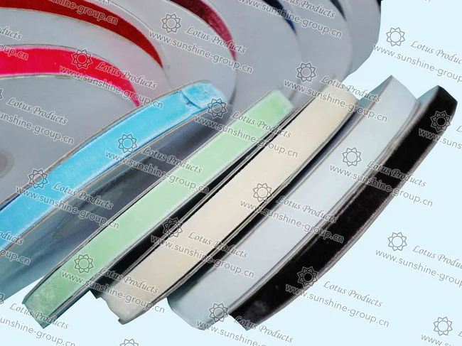 Ningbo sunshine import and export co., ltd. | double face and colorful velvet ribbon