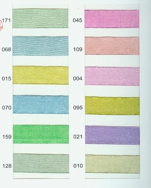 Ningbo sunshine import and export co., ltd. | colorful organza ribbon personalized fashion organza ribbons