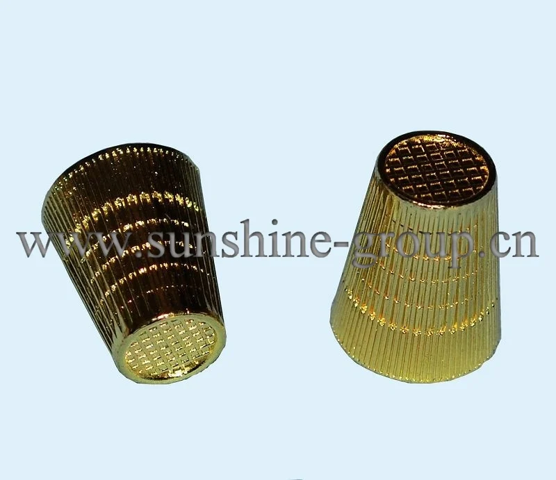 Ningbo sunshine import and export co., ltd. | knitting accessories sewing tools silver metal sewing thimble sewing thimble