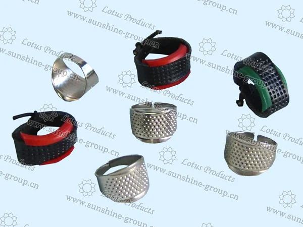 Ningbo sunshine import and export co., ltd. | knitting accessories sewing tools silver metal sewing thimble sewing thimble