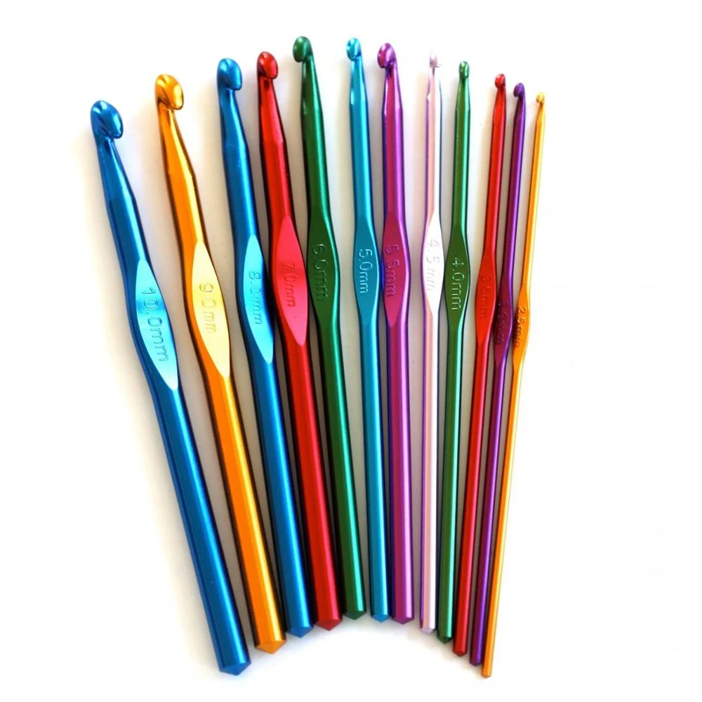 Ningbo sunshine import and export co., ltd. | colorful plating aluminum crochet hook
