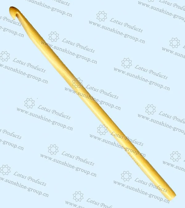 Ningbo sunshine import and export co., ltd. | 100% bamboo crochet hook, single head bamboo crochet hook
